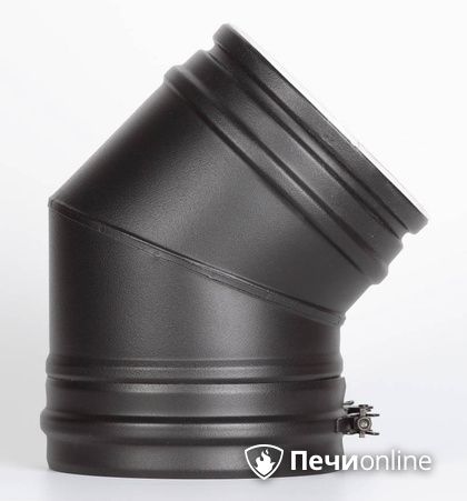 Колено 45° Schiedel Отвод 45° д.150 PM25 (Черный) Permetr в Актобе