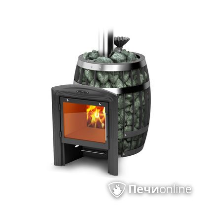 Дровяная банная печь TMF Саяны II Carbon Витра ЗК в Актобе