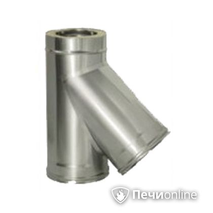 Дымоход Дымок Тройник 45° с изоляцией 0.5 мм. ТRFR45 200/280 в Актобе