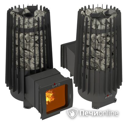 Дровяная печь-каменка GrillD Cometa Vega 180 window long Max в Актобе