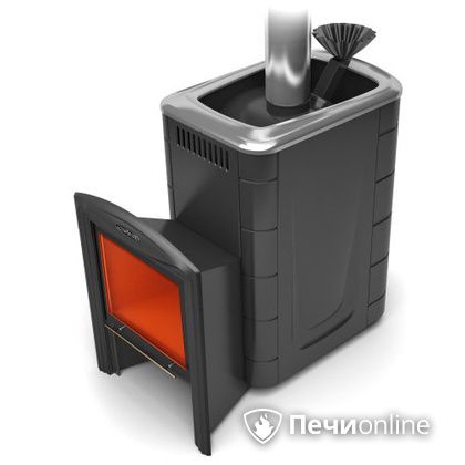 Дровяная банная печь TMF Гейзер 2014 Carbon Витра антрацит в Актобе